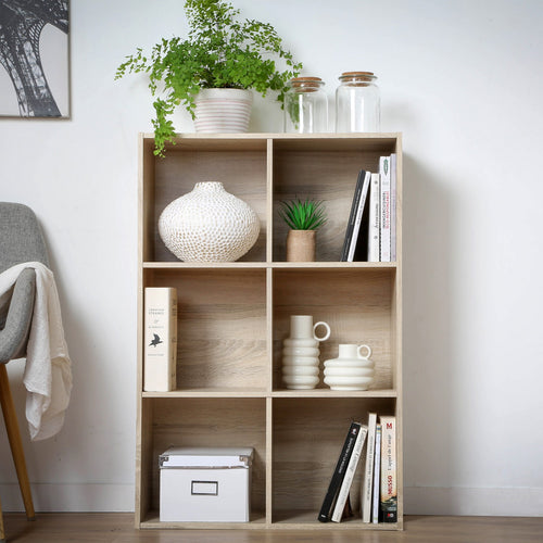 Calicosy - Opbergplank met 6 vakken COMPO -  29.5x61.5x91.5 cm