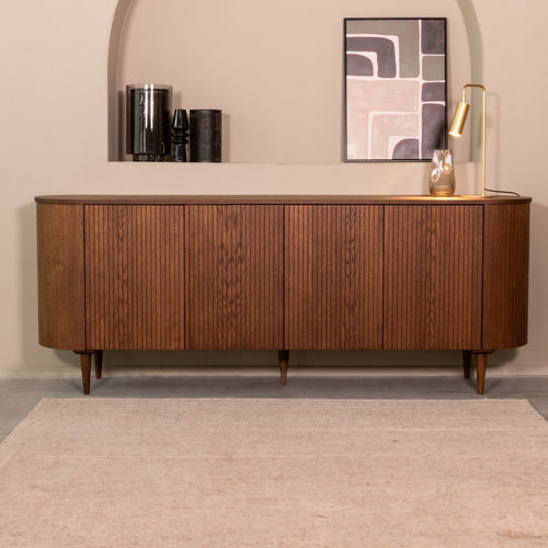 LABEL51 Dressoir Oliva - Walnoot Eikenhout - 220x47x85cm - vtwonen shop