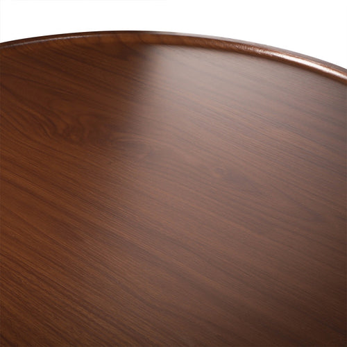 Calicosy - NAIA Salontafel - Donkerbruin hout - 80x80x35 cm