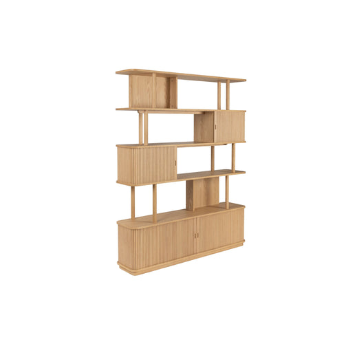 Zuiver Barbier Boekenkast/ Wandkast Naturel
