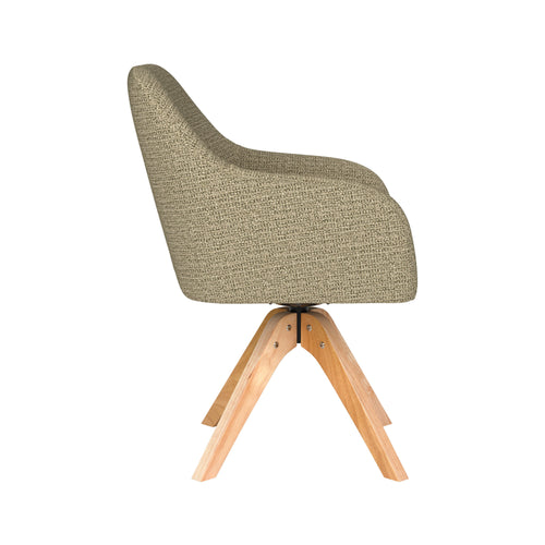 Housecraft Living Otis Eetkamerstoel Draaibaar Hout Pistache groen - vtwonen shop