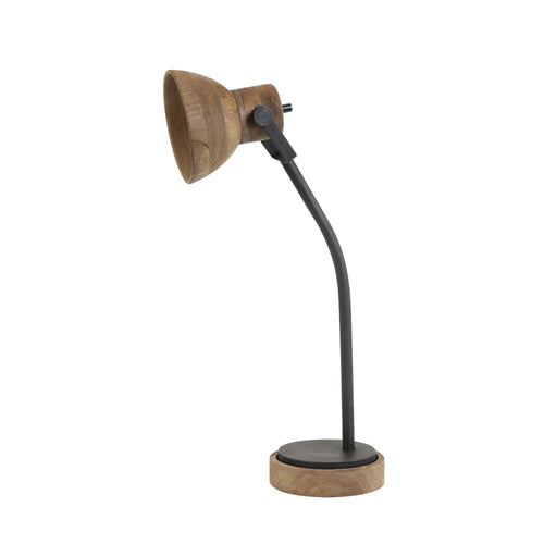 Light & Living bureaulamp Imbert - bruin - 30x18x64cm - vtwonen shop