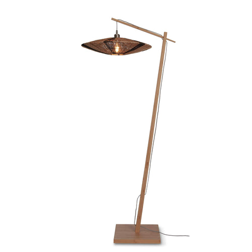 GOOD&MOJO vloerlamp Iguazu - bruin - Ø55cm - vtwonen shop