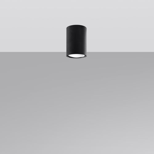 Sollux Lighting Plafondlamp LAGOS 10 zwart - 6x6x10cm
