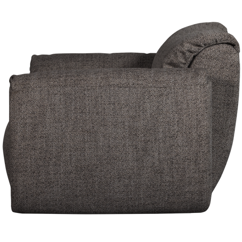 WOOOD loveseat Baggy - Geweven Stof - Warmgrijs Melange - 81x138x101