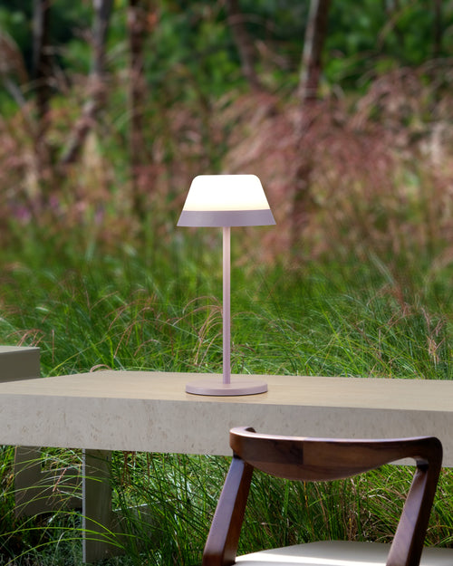 EGLO tafellamp Meggiano - draadloos - 32 cm - lila/wit - vtwonen shop