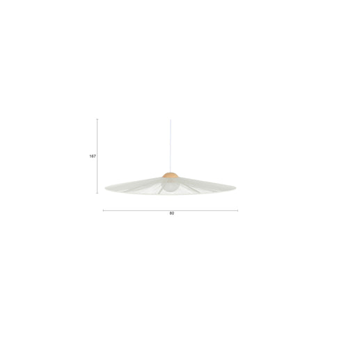 Zuiver Belle Hanglamp Rond 80 cm Beige - vtwonen shop