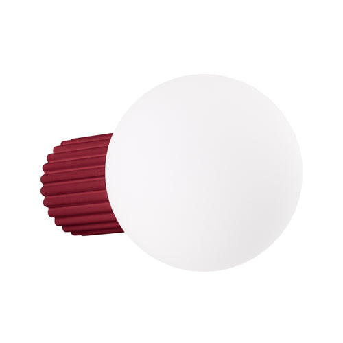 Sollux Lighting Wandlamp HALO bordeaux IP44 - 12x17x12cm