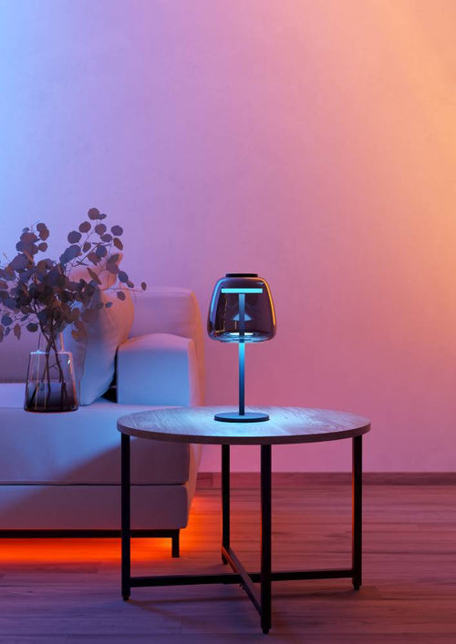 EGLO connect.z tafellamp Alfero-Z - led - glas - zwart/chroom - vtwonen shop