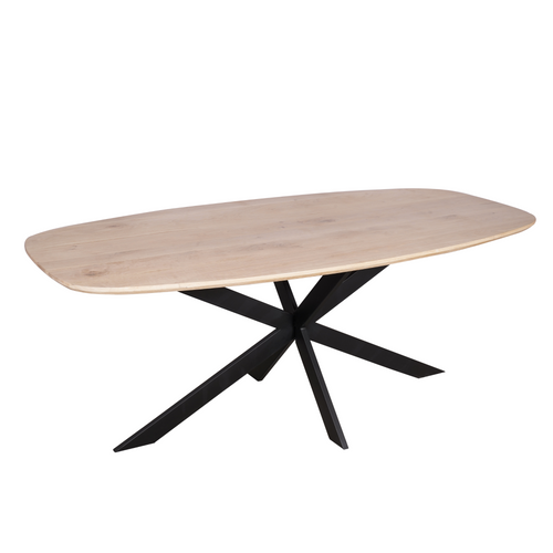 Starfurn  eettafel Ferris - bruin - 100x200x76cm