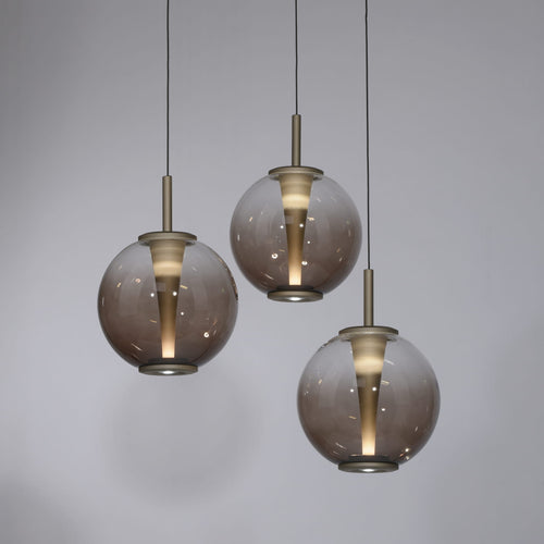 Neuhaus PURE hanglamp E-Infinity - 3 lichts - 50  x 240   cm - champagne