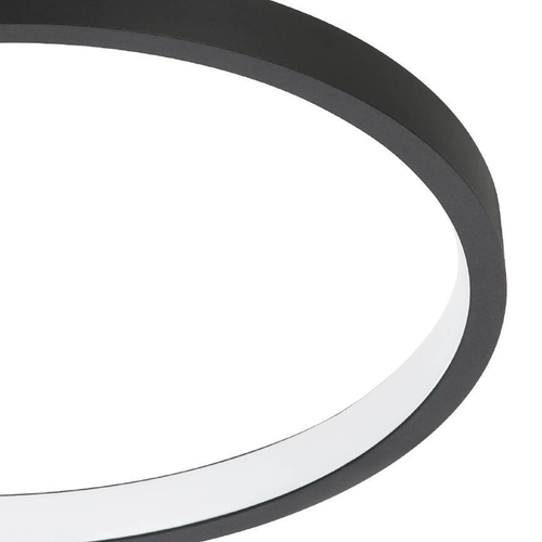 EGLO plafondlamp Gafares - led - 40,5 cm - zwart/wit - dimbaar - vtwonen shop