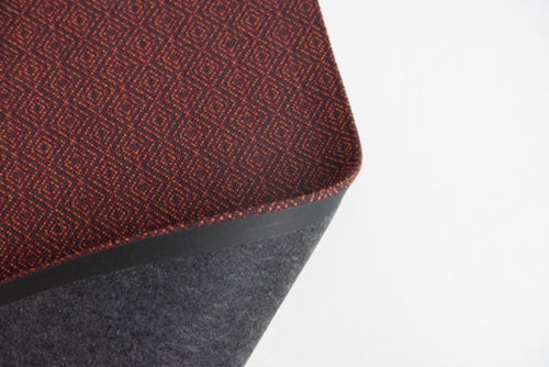 Jackies vloerkleed 8608 Diamond - Rood - 140 x 200 cm