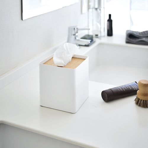 Yamazaki Tissuebox Vierkant - Rin - Wit - vtwonen shop