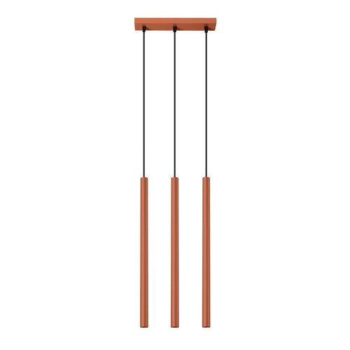 Sollux Lighting Hanglamp PASTELO 3 rood oker - 30x5x94cm