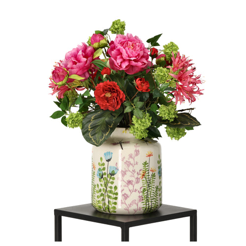 Maxifleur Handgebonden kunstboeket Sanne Dublin 60cm