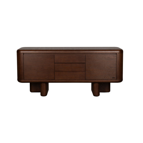 Dutchbone Herman Dressoir Hout Walnoot Kleur Bruin