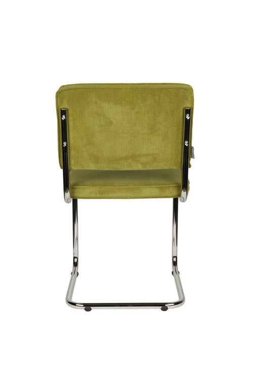 Zuiver Ridge Rib Stoel Groen - Set van 2 - vtwonen shop