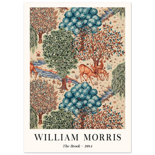 Artfulprints  William Morris - The brook   poster 50x70 cm - vtwonen shop