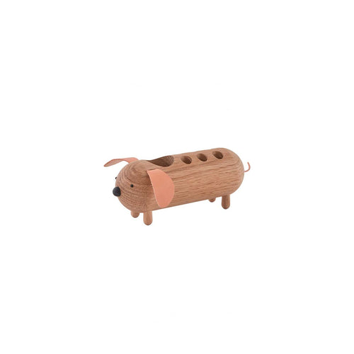 OYOY Potloden etui Dog - hout