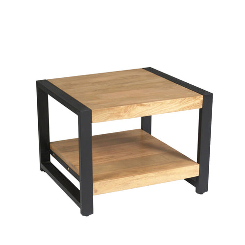 Starfurn Bijzettafel Britt - Rond Naturel Hout - Ø60x45cm