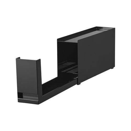 Yamazaki Tower Kruidenrek compact uitschuifbaar - Zwart