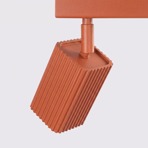 Sollux Lighting Plafondlamp RAYO 4L rode oker - 81x6x16,5cm