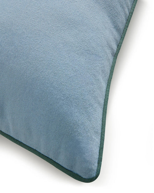benuta kussen Ines - blauw/groen - 30x50 cm
