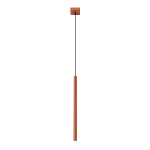 Sollux Lighting Hanglamp PASTELO 1 rood oker - 8x8x114cm
