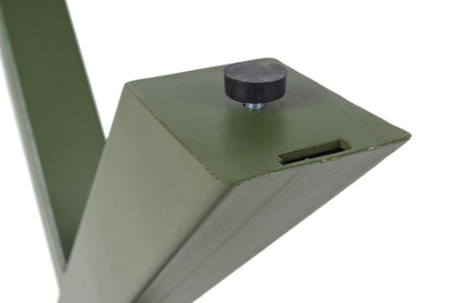 MaximaVida metalen X-poot tafel onderstel New York olijfgroen gecoat - per 2 stuks - vtwonen shop