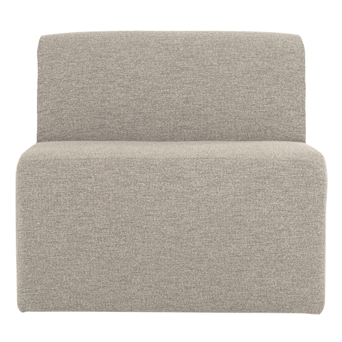 WOOOD 1-zits bank Mojo Base - Bouclé - Beige Melange - 74x84x97