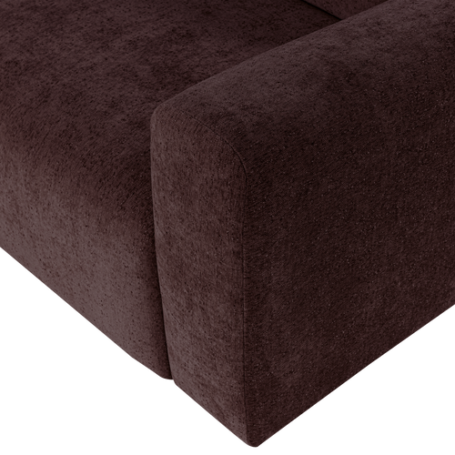 WOOOD 3-zits bank slub Umina - Chenille - Bordeauxrood