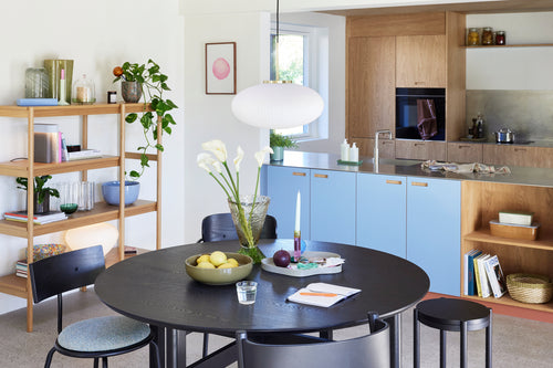 Hübsch zitkussen Muted - polyester - ø38xh4cm - vtwonen shop