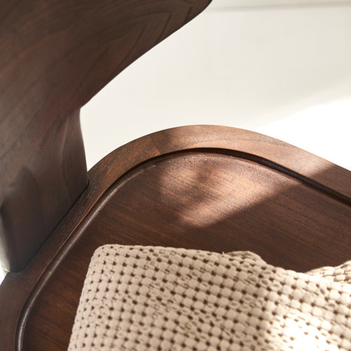 Tikamoon Stoel in massief mindihout - Bruin - vtwonen shop