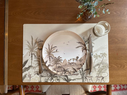 Catchii Placemat Jungle landscape sepia