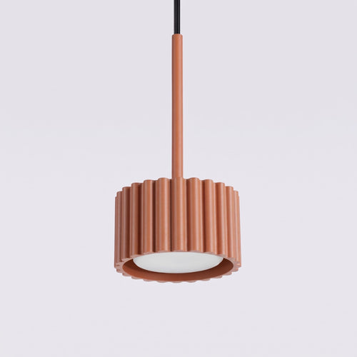 Sollux Lighting Hanglamp AURA 1 rode oker Gx53 - 10x10x125cm