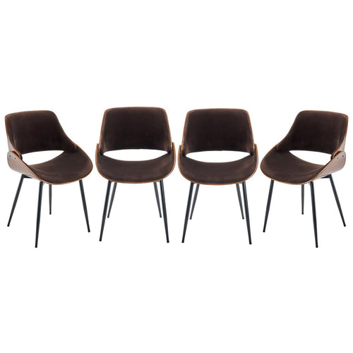 Signature - Set van 4 stoelen - Naturel - 51x63x61 cm