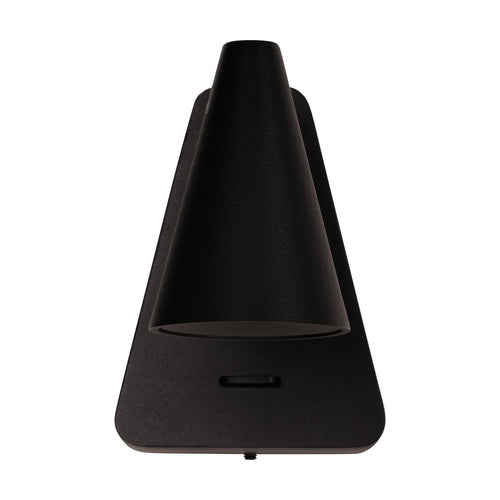 Atmooz wandlamp Lecci - zwart - 7 x 13 x H 10 cm - geïntegreerde led