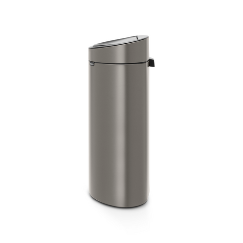 Brabantia Touch Bin New Recycle afvalemmer, 23/10 liter, kunststof binnenemmer - Platinum