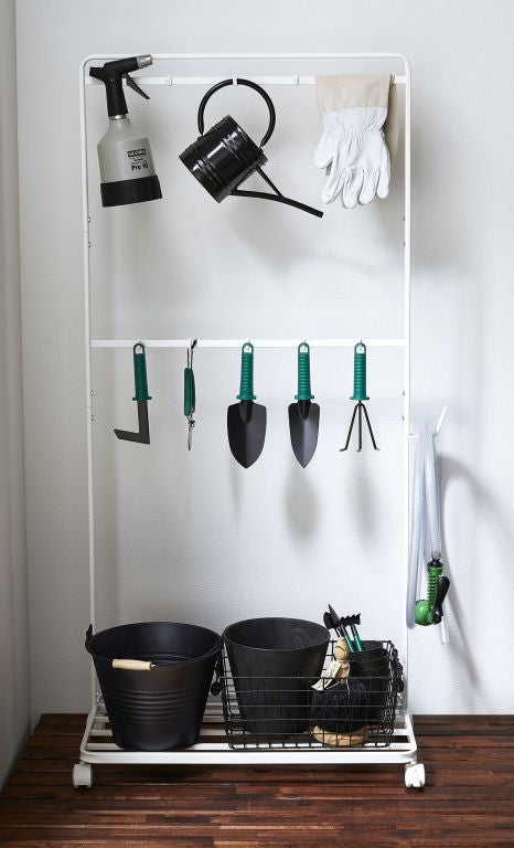 Yamazaki Opbergrek met Wieltjes - Tower - Wit - vtwonen shop