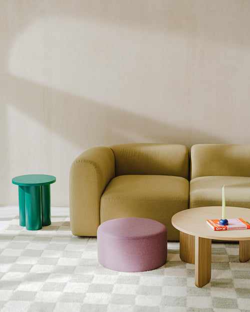 noo.ma Flom 2-zits sofa - Yellow Pear, 193x96,5x68 cm