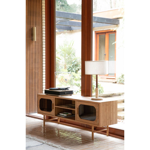 Dutchbone Caroun Dressoir Banboehout Bruin - vtwonen shop