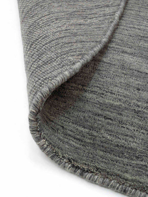 Vloerkleed MOMO Rugs Panorama Uni Rond Dark Grey 200 rond - vtwonen shop