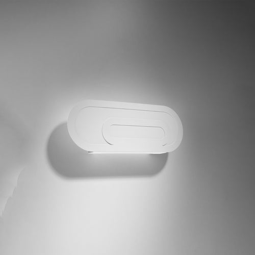 Sollux Lighting Wandlamp SACCON wit - 40x6x15cm
