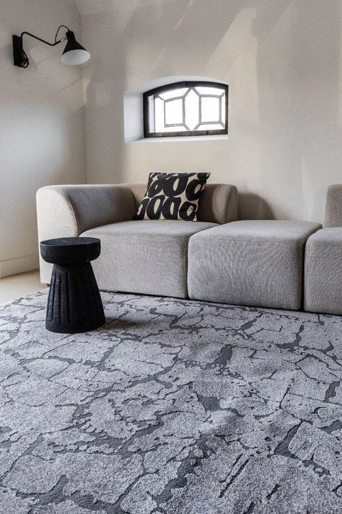 Interieur05 Vloerkleed Cairt Grijs/Antraciet - 200 x 290 cm - vtwonen shop