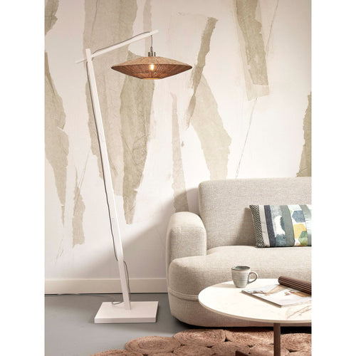 GOOD&MOJO vloerlamp Iguazu - bruin - Ø30cm - vtwonen shop