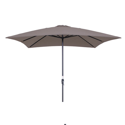Lotus parasol - 250x250 cm - carbon black - taupe