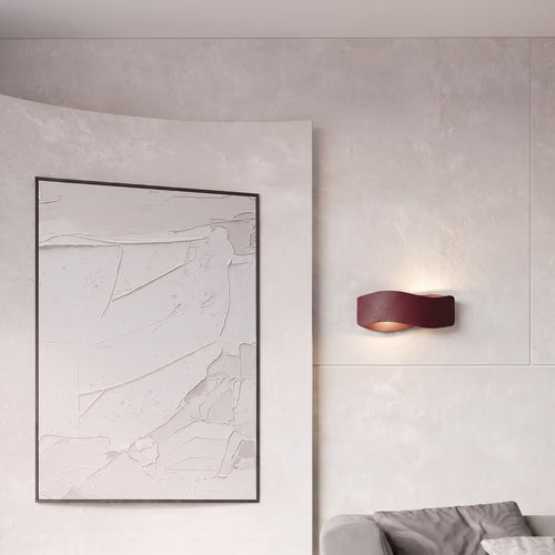 Sollux Lighting Wandlamp TILA 30 bordeaux - 30x11x13cm