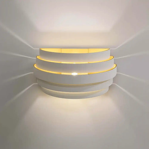 Highlight wandlamp Scudo - 1 lichts - 12.5  x 12.5   cm - wit goud - vtwonen shop