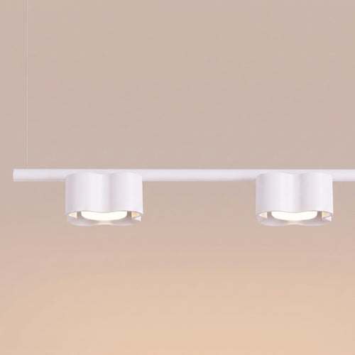 Sollux Lighting Kroonluchter OVIO 4 wit Gx53 - 122x12x208cm